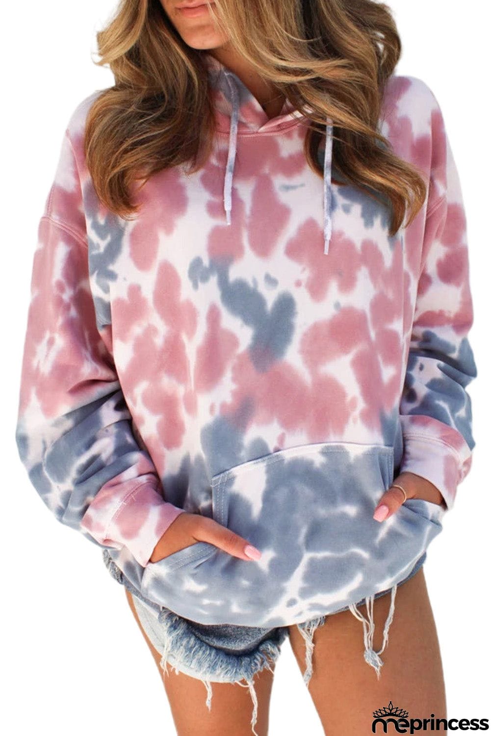 Splat Tie Dye Pullover Hoodie