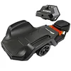 Fastback PRO Ergonomic Automotive Creeper Indoor & Outdoor - Heavy Duty HDPE Three-Wheel All-Terrain & Adjustable Ground Clearance - 2 Powerful LED Work Lights and Wall Hanger Included.