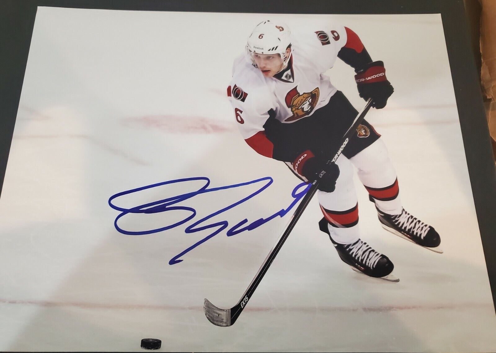 Signed 11X14 BOBBY RYAN Ottawa Senators Autographed Photo Poster painting - COA