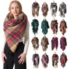 Plaid Pashmina Scarf Winter Scarf For Women