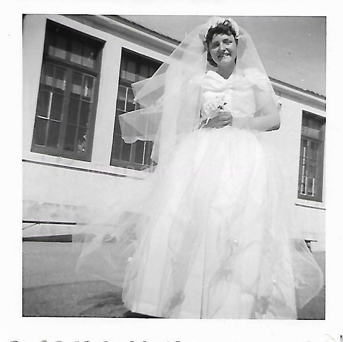 THE BRIDE Vintage FOUND WEDDING Photo Poster painting bwOriginal Snapshot 03 23 F