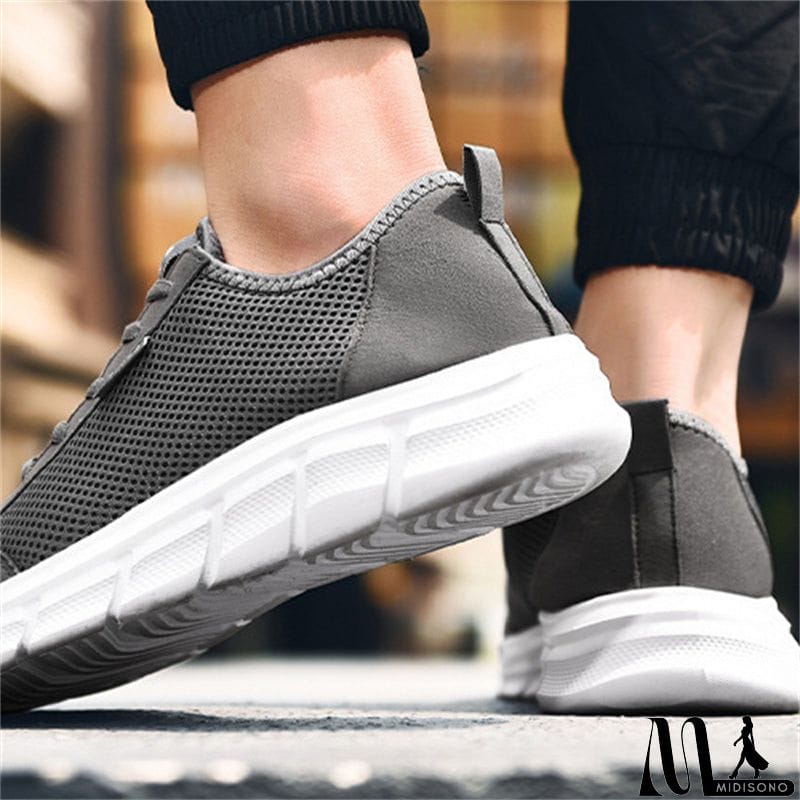 MidiSono - Large Size Cozy Modern Running Sports Sneaker for Men