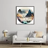 Misty Mountain Bead Embroidery Kit Pre-Printed Bead Cross stitch tapestrymarket