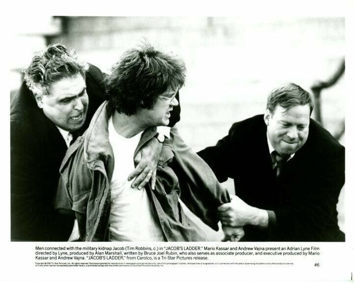 Tim Robbins Jacob's Ladder Original Press 8X10 Photo Poster painting