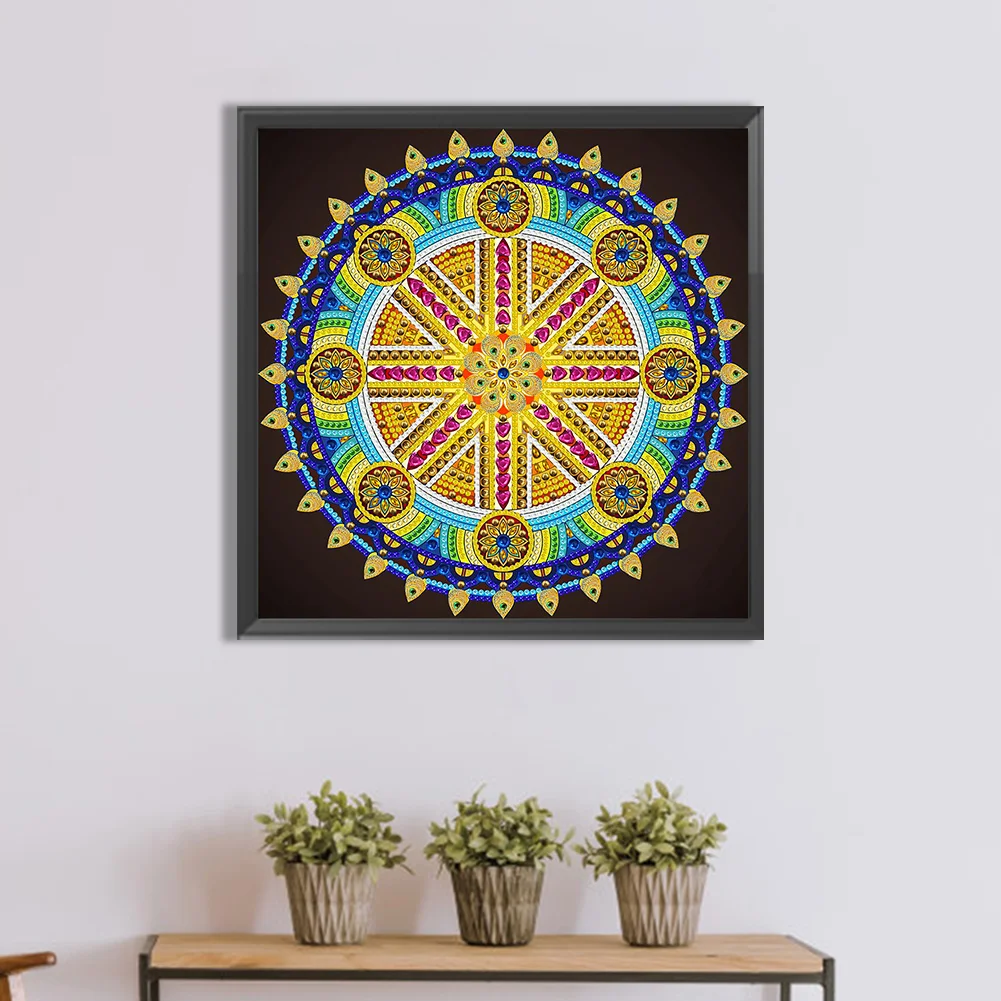 Special Shape Diamond Painting 30*30cm - Mandala