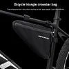Bicycle Triangle Bag Large Capacity Bike Front Tube Bag for Outdoot Cycling