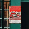 Tracteur Massey Ferguson - Panneaux en &eacute;tain m&eacute;tallique(20*30cm/30*40cm) - Garage