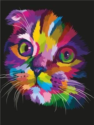 Cat & Dog Paint By Numbers Kits UK For Kids PH9608