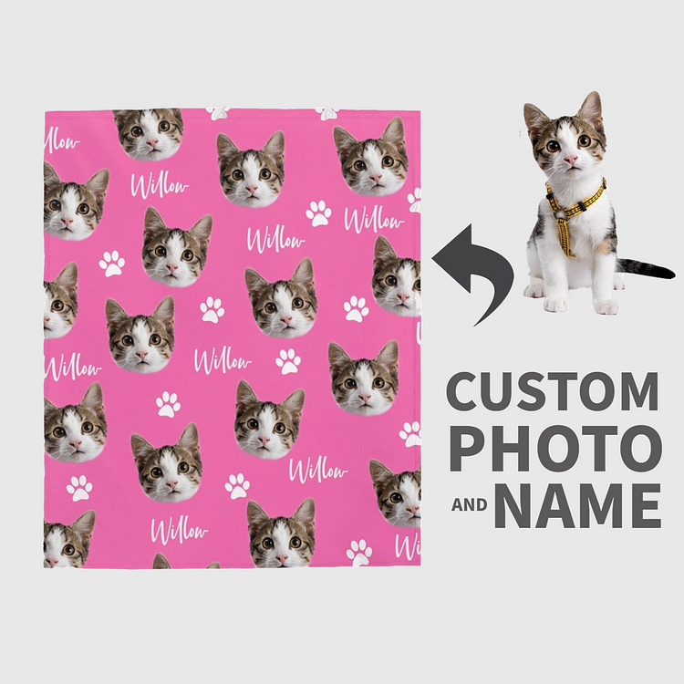 BlanketCute-Personalized Lovely Pet Blanket with Your Pet's Photo | 02