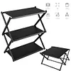 3 Tier Camping Storage Rack Heavy Duty Camping Shelf Rack for Outdoor Activities
