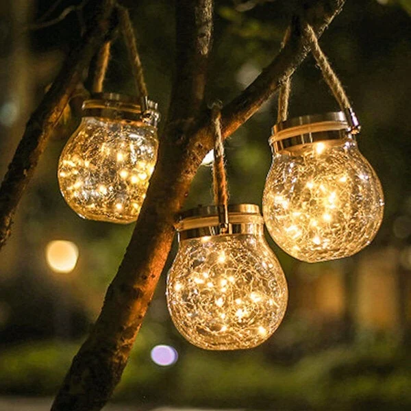 Outdoor Solar Garden Hanging Light