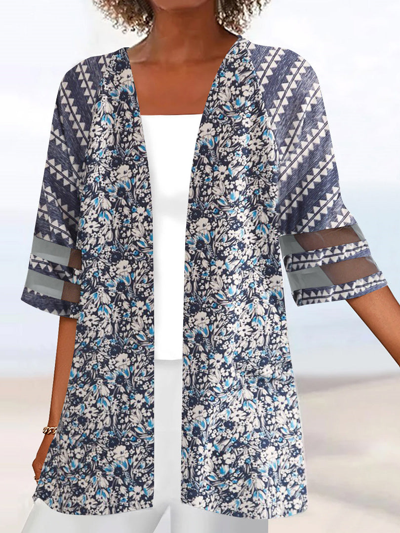 Women Half Sleeve V-neck Solid Color Dress