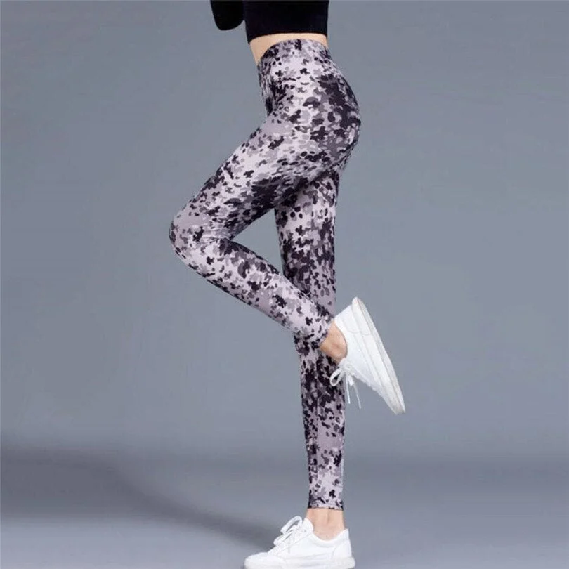 CUHAKCI Leopard Printing Fitness Leggin Fashion Sexy Legging High Waist Push Up Pants S-XXL Size Trousers Woman Leggings