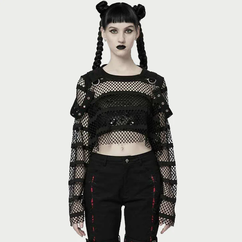 Gothic Street Long Sleeve Top
