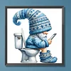 Diamond Painting-DIY Full Round Drill Toilet Gnome