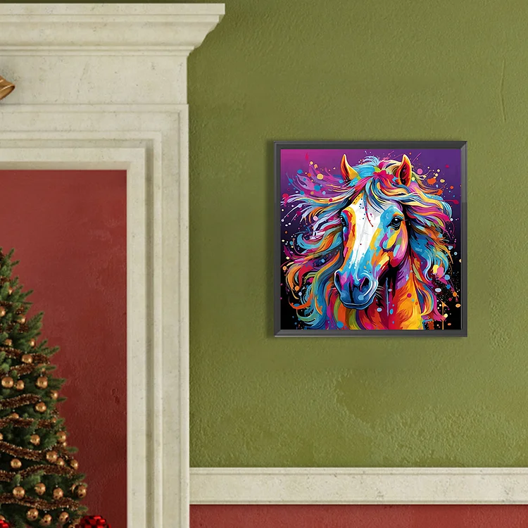 Colorful Abstract Cattle - Diamond Paintings 