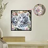 Diamond Painting-DIY Crystal Rhinestone White Tiger