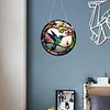 DIY Crystal Diamond Painting Double Sided Effect  Hamminbird Pendant Home Garden Hanging Kit