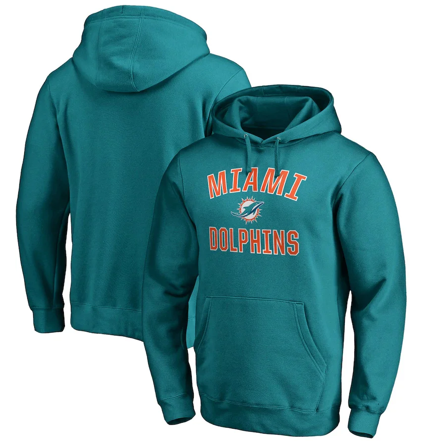 Men's hooded sweatshirt Dolphins American football uniform