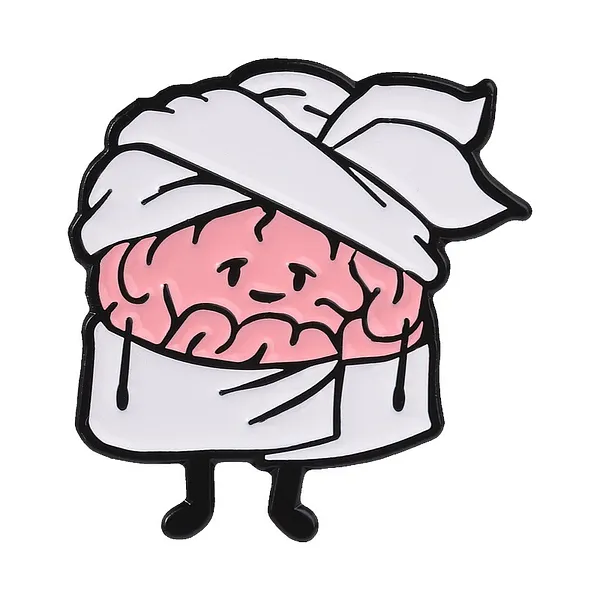 Foto del pin Cerebro Pensativo Curioso