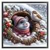 Mouse In A Tree Hole-11CT Stamped Cross Stitch 40*40cm/15.75*15.75in tapestrymarket