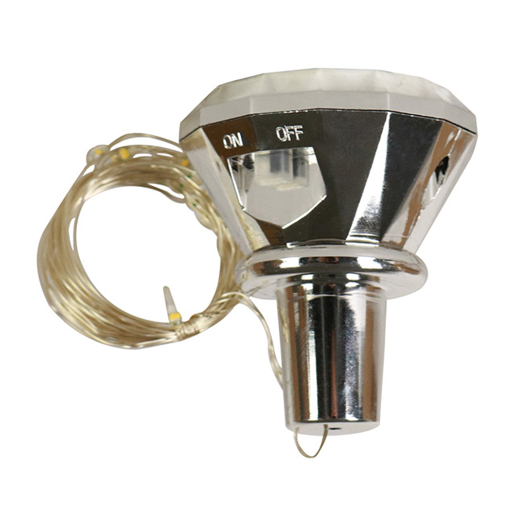 

LED Diamond Shaped Cork Light Wine Bottle Stopper String Lights Party Decor, 501 Original