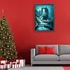 Quiet Night Trickle-Paint by Numbers Acrylic Painting 30*40CM