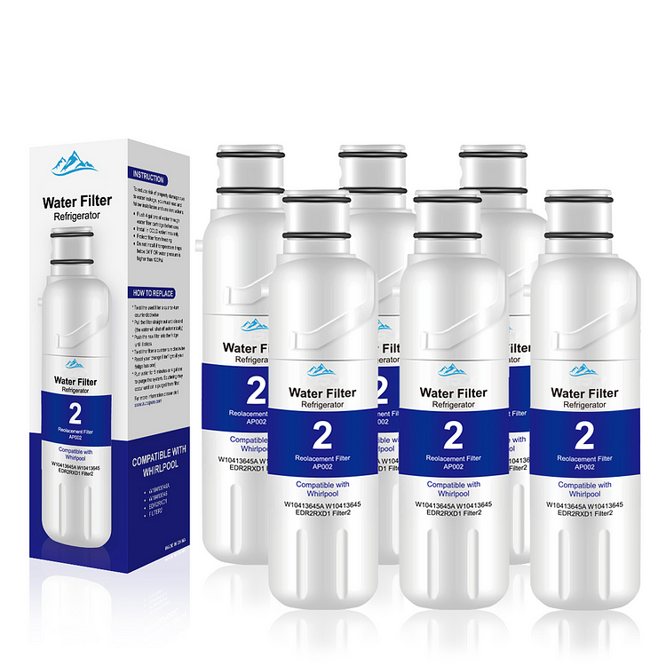 EDR2RXD1 Replacement Water Filter 2 for Whirlpool Refrigerator Water Filter  2 EDR2RXD1 and EveryDrop Filter 2 EDR2RXD1 W10413645A W10413645 and Kenmore  469082 9082 9903 kitchenaid EDR2RXD1, 2-Pack 