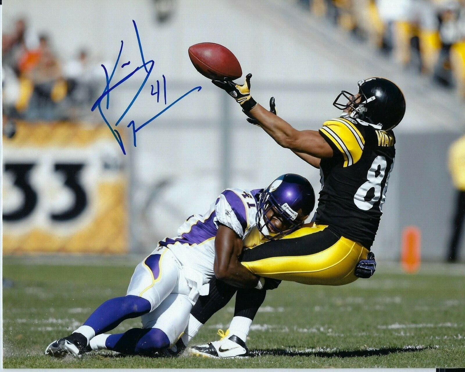 GFA Minnesota Vikings * KARL PAYMAH * Signed 8x10 Photo Poster painting K1 COA