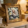 Special Shape Rhinestone Diamond Painting Kit Partial Drill(Daisy Beauty)