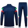 Joyfball 2024/2025 Italy Half-Pull Training Suit Royal Blue Soccer Shirt