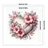 (Counted/Stamped) Flowers Heart-11CT Cross Stitch 40*40cm/15.75*15.75in