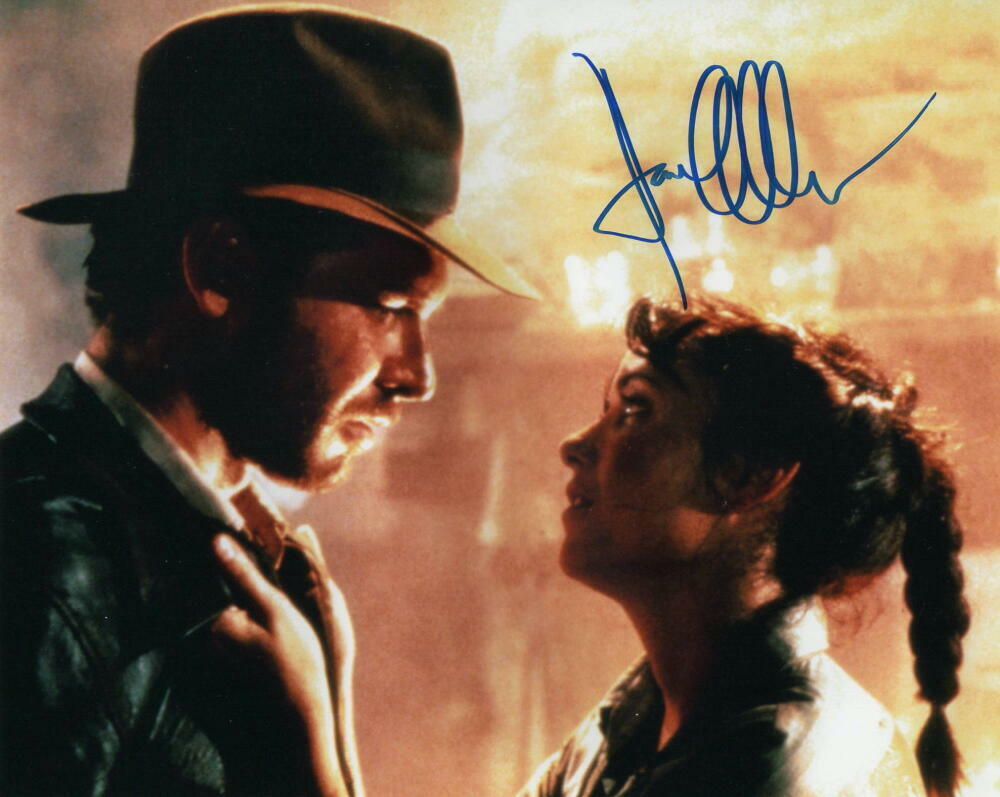 KAREN ALLEN SIGNED AUTOGRAPH 8X10 Photo Poster painting - INDIANA JONES BEAUTY W/ HARRISON FORD