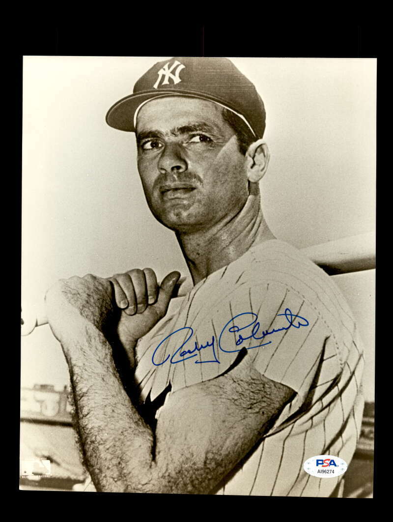 Rocky Colavito PSA DNA Coa Signed 8x10 Photo Poster painting Autograph