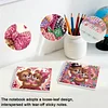 2 Pack Love Bear DIY Diamond Art Spiral Notebook Kit 80 Pages No Lines