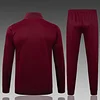 2025/2026 Ajax Long Pull Training Suit Dark Jujube Football Shirt 1:1 Thai Quality