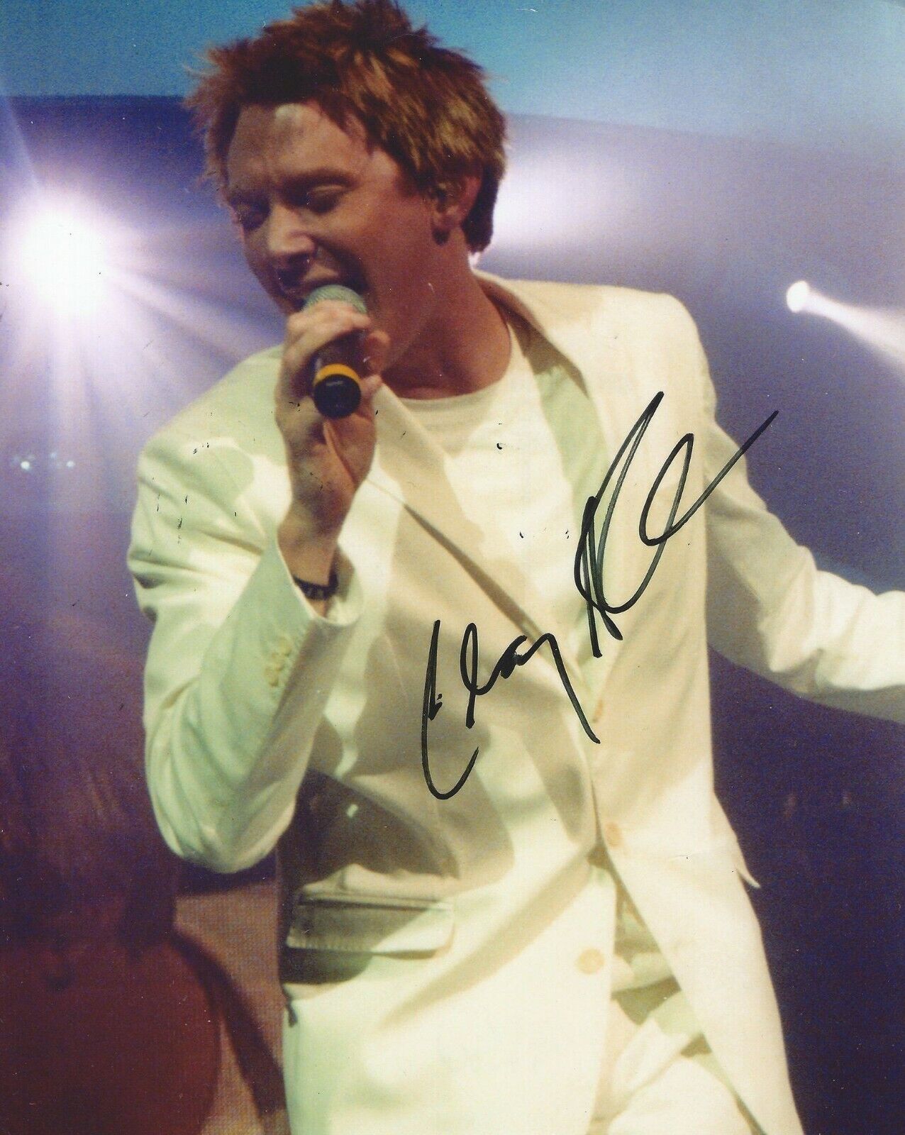 AUTOGRAPHED SIGNED 8x10 Photo Poster painting Picture: Clay Aiken from American Idol