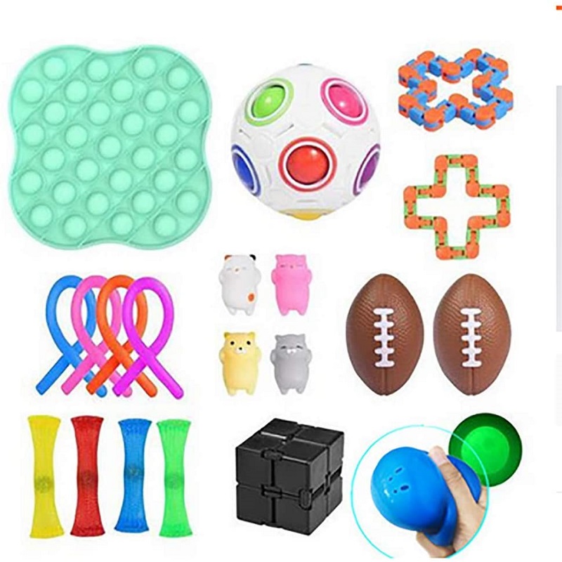

Decompression Toy Set Fidget Stress Relief Toys, 501 Original