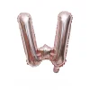 20PCS English Letters 16" Aluminum Film Golden Silver Rose Gold Balloons Birthday Party Decor