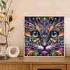 Diamond Painting-DIY Crystal Rhinestone Color Cat