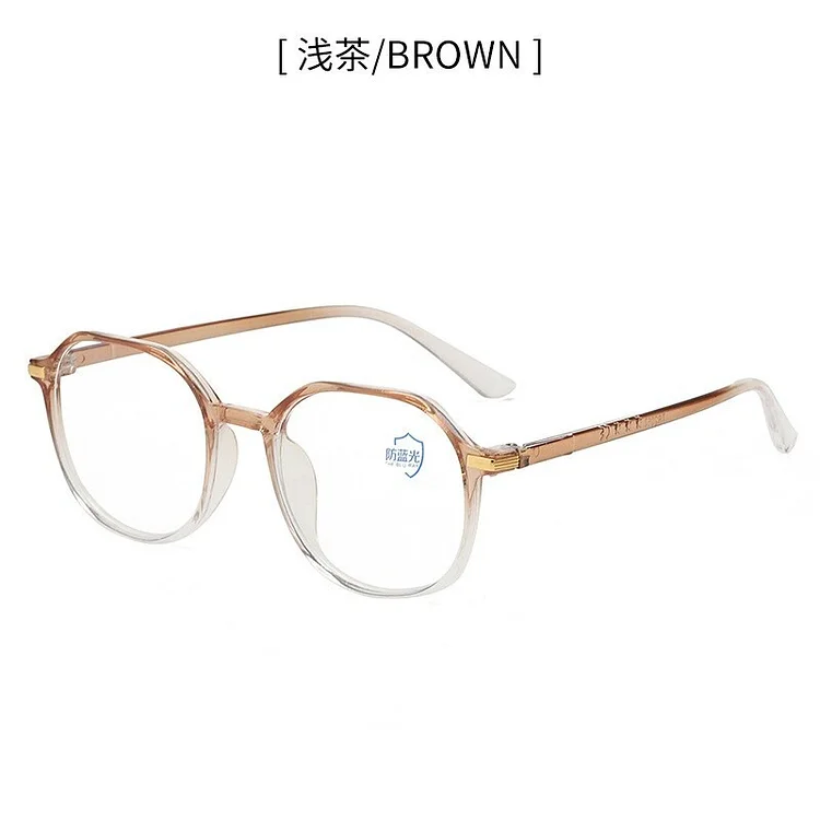 Traceeye Transparent Computer Glasses Frame Women Men Anti Blue Light polygon Eyewear Blocking Glasses Optical Spectacle Eyeglass
