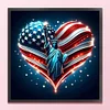 Independence Day Statue Of Liberty-11CT Stamped Cross Stitch 40*40cm tapestrymarket