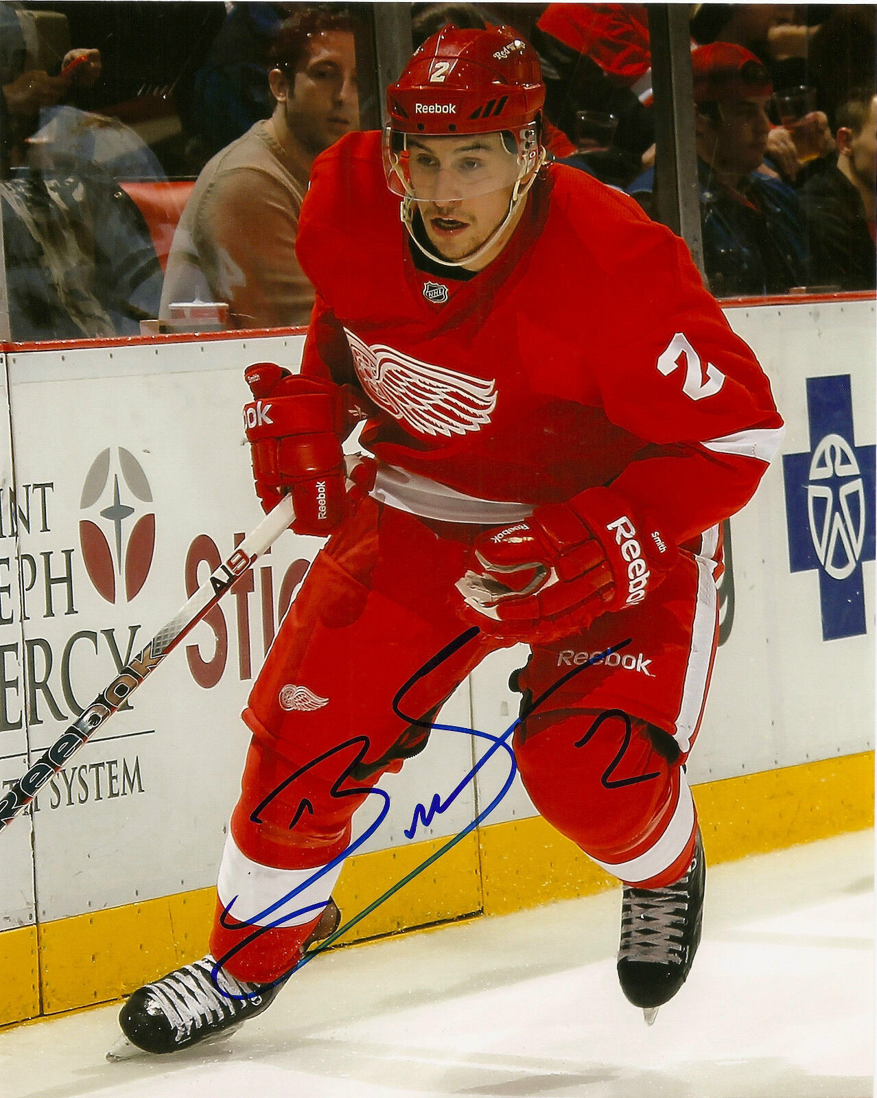 Detroit Red Wings Brendan Smith Signed Autographed 8x10 Photo Poster painting COA B