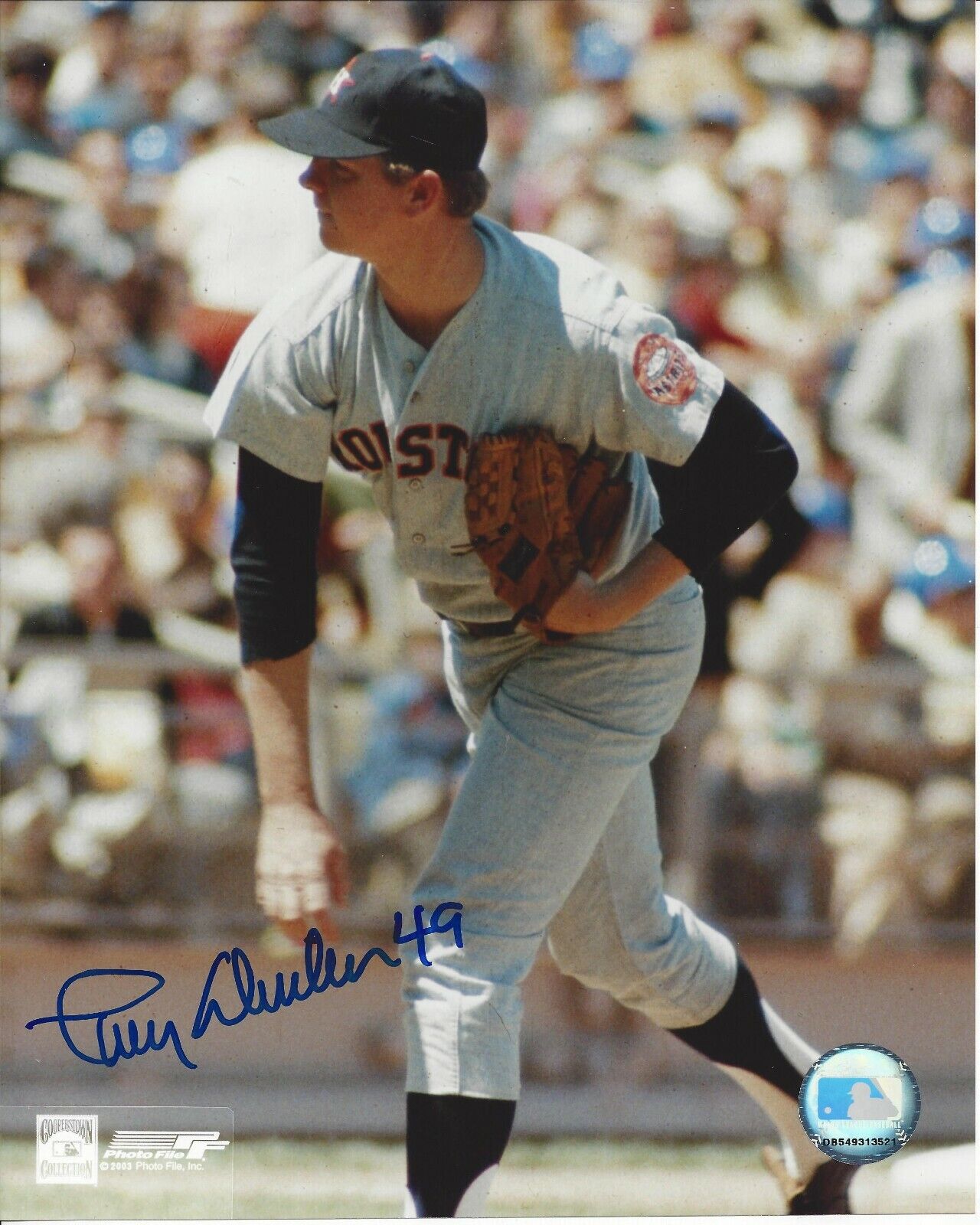 Larry Dierker Autographed 8x10 Houston Astros In Person #3