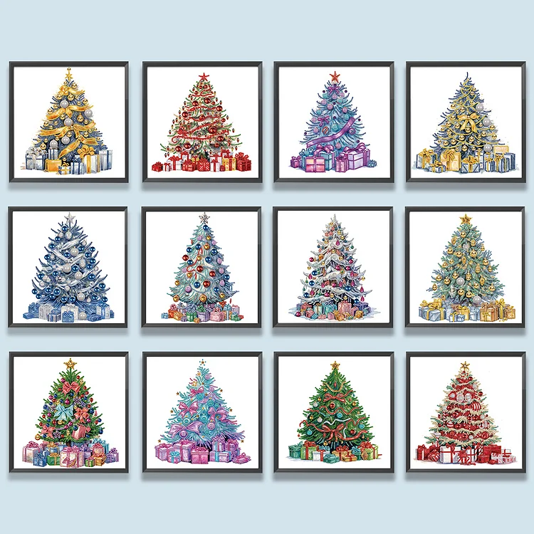 Christmas House - Partial Drill - Special Diamond Painting（40*30cm)-826860