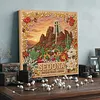 Holy Cross Framed DIY Pearl Painting Kit for Adults with Frame 20x20cm