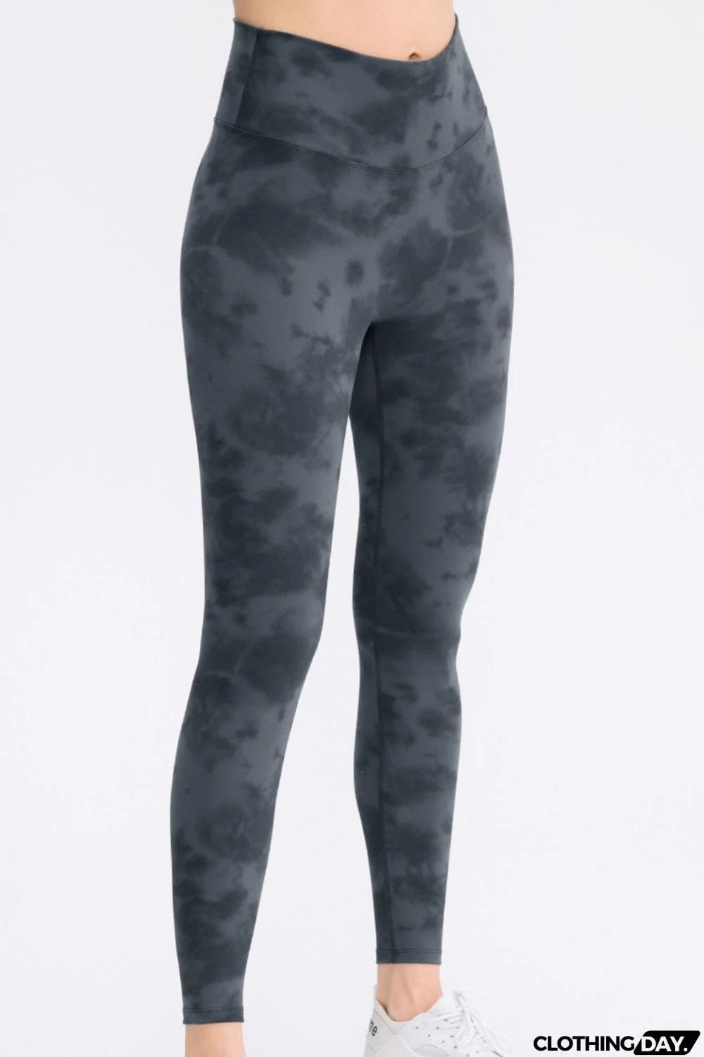 Wide Waistband Slim Fit Long Sports Pants