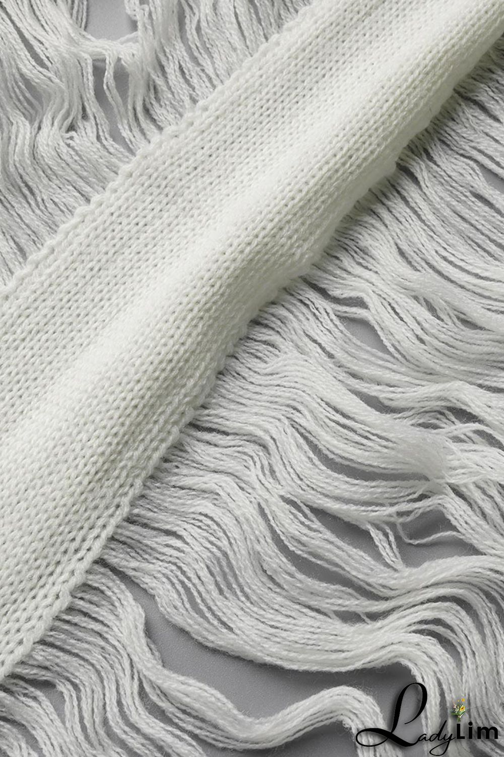 Black Fashion Casual Solid Tassel Patchwork Cardigan Outerwear