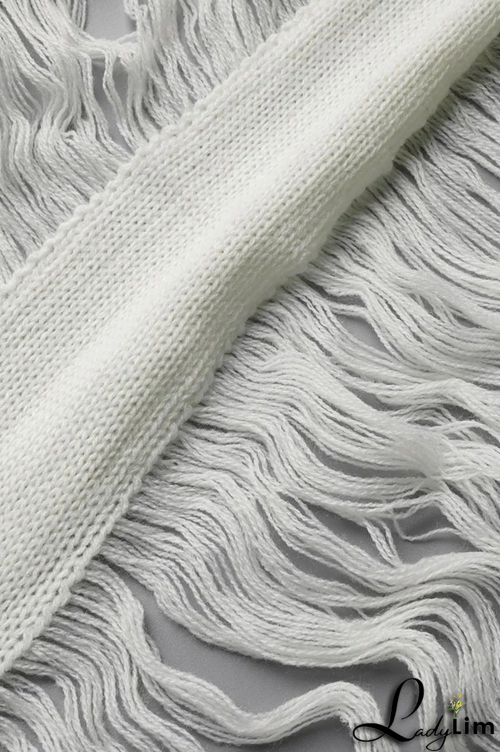 Black Fashion Casual Solid Tassel Patchwork Cardigan Outerwear