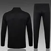 Joyfball 2025/2026 Manchester United Half-Pull Training Suit Black Retro version Football Shirt 1:1 Thai Quality